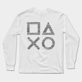 playstation button Long Sleeve T-Shirt